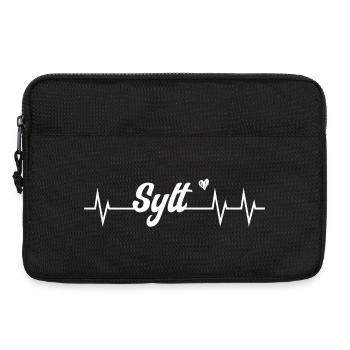 Rythme cardiaque Sylt - Sacoche pour ordinateur portable 13 pouces - noir - Devant