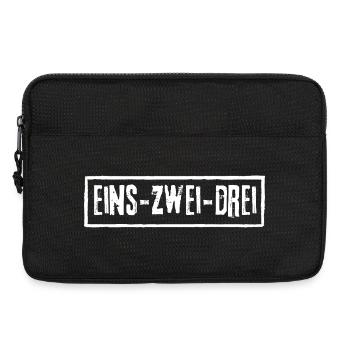 EINS ZWEI DREI - Laptoptasche 13" - Schwarz - Vorne