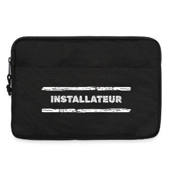 Beruf Installateur - Laptoptasche 13" - Schwarz - Vorne