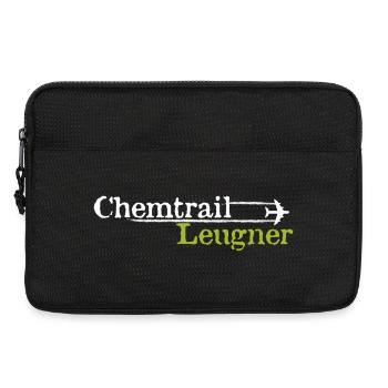 Chemtrail Denier - Schwurbler Pilot Shirt - Sacoche pour ordinateur portable 13 pouces - noir - Devant