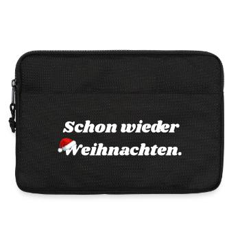 Schon wieder Weihnachten - Laptoptasche 13" - Schwarz - Vorne
