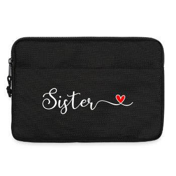 Schwester - Laptoptasche 13" - Schwarz - Vorne