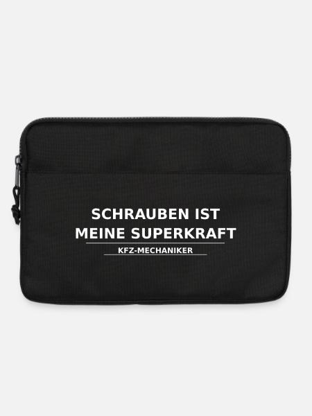 KFZ-Mechaniker – Schrauben ist meine Superkraft - Laptoptasche 13" - Schwarz
