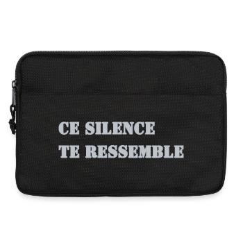 DIESE STILLE IST WIE DU - Laptoptasche 13" - Schwarz - Vorne