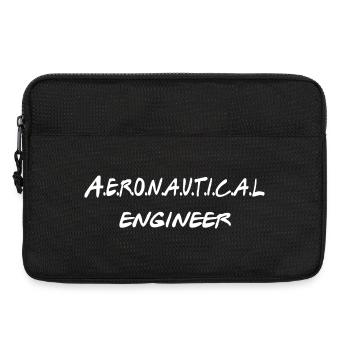 Luftfahrtingenieur - Laptoptasche 13" - Schwarz - Vorne