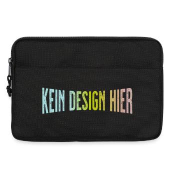 No Design Here Funny Statement Shirt - Laptop bag 13" - black - Front