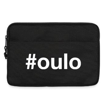 Hashtag Oulo Suomi Finlande - Sacoche pour ordinateur portable 13 pouces - noir - Devant