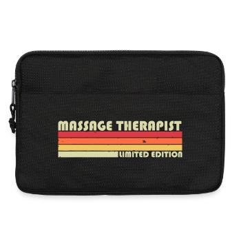 Retro Massage Therapist Limited Edition - Laptop bag 13" - black - Front