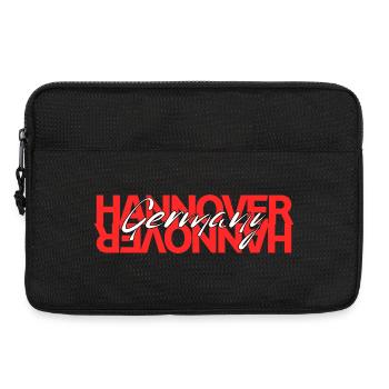 Hanover Typo City Print - Laptop bag 13" - black - Front