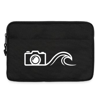 Kamera Welle Surfen Fotografie - Laptoptasche 13" - Schwarz - Vorne
