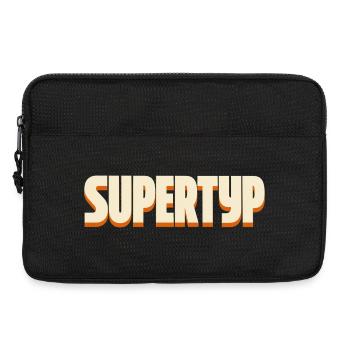 Supertype – Statement Design - Laptop bag 13" - black - Front