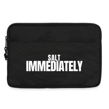 Pommes Snack Pommes Frites Kartoffel Lustig Imbiss - Laptoptasche 13" - Schwarz - Vorne