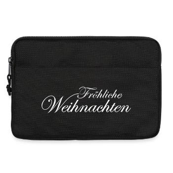Fröhliche Weihnachten - Laptoptasche 13" - Schwarz - Vorne