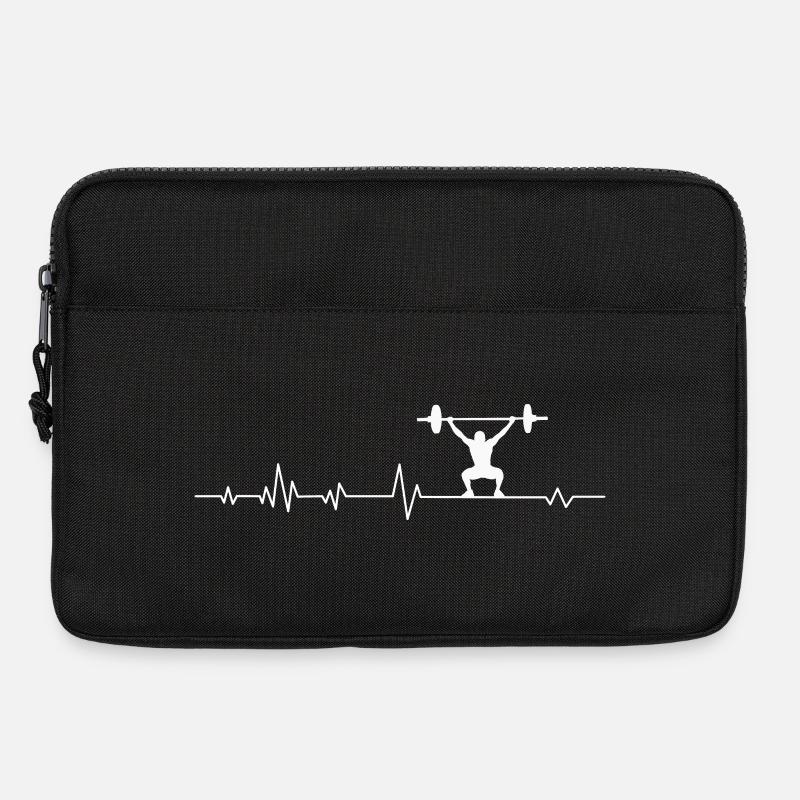 Gewichtheben Gewichtheber - Laptoptasche 13" - Schwarz