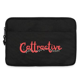 Cattractive - Sacoche pour ordinateur portable 13 pouces - noir - Devant