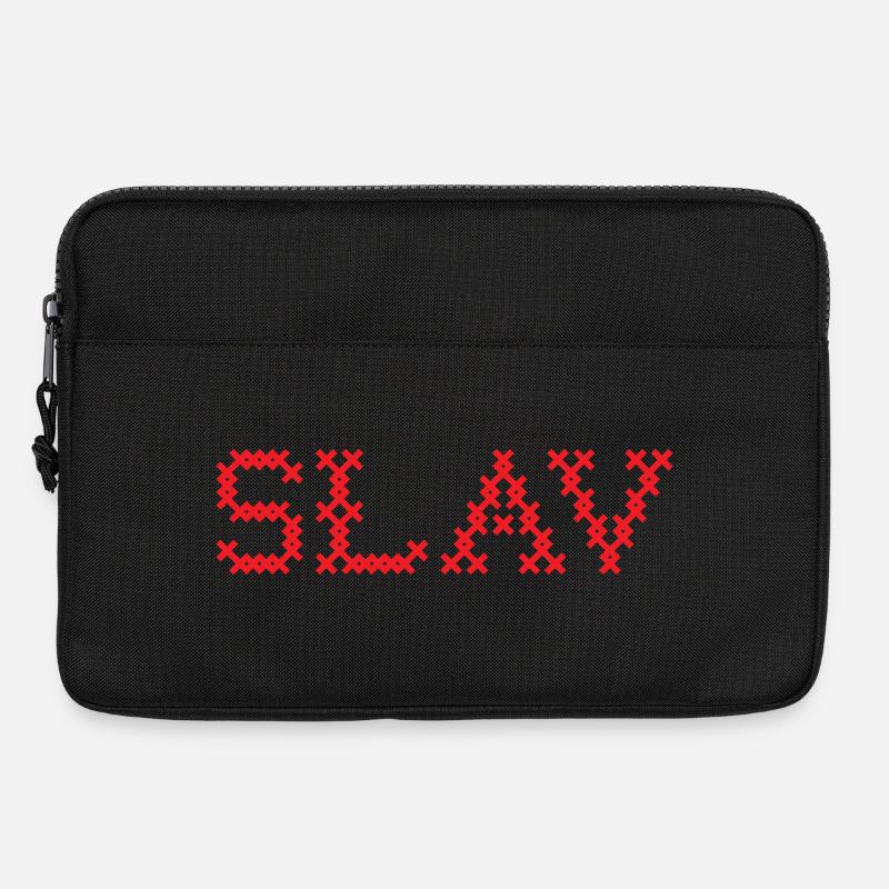 SLAV Slavic Folk Slawisch - Laptoptasche 13" - Schwarz