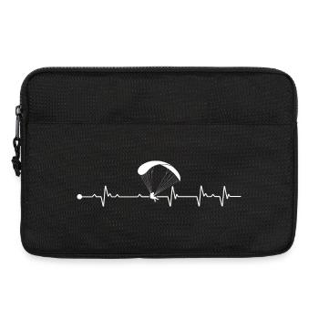 Saut en parachute Heartbeat - Sacoche pour ordinateur portable 13 pouces - noir - Devant
