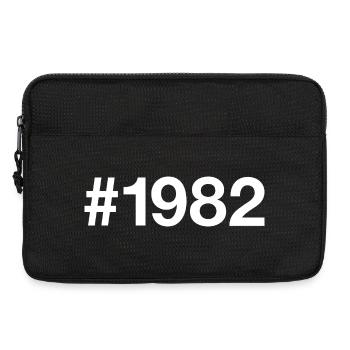 1982 Hashtag 44. Geburstag 44 Jahre - Laptoptasche 13" - Schwarz - Vorne
