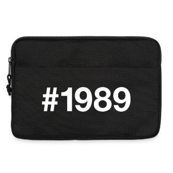 Born in 1989 Birthday 37 Year Old Retro - Laptop bag 13" - black - Front