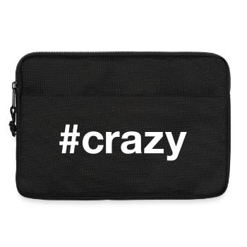 CRAZY Hashtag - Laptop bag 13" - black - Front