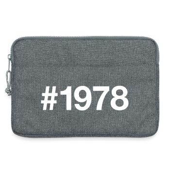 1978 Hashtag 48 Jahre 48. Geburtstag - Laptoptasche 13" - Grau meliert - Vorne