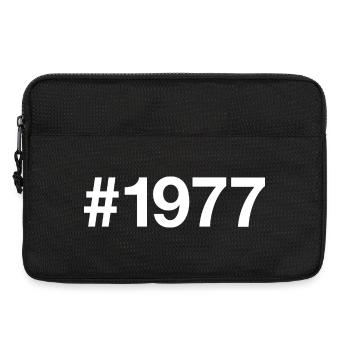 1977 Hashtag 49 years 49th birthday - Laptop bag 13" - black - Front