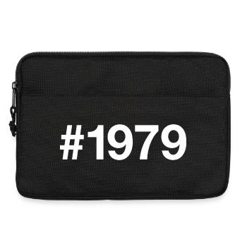 1979 Hashtag 47 years 47th birthday - Laptop bag 13" - black - Front