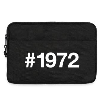 1972 Hashtag 54 years 54th birthday - Laptop bag 13" - black - Front