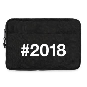 2018 Hashtag 8 Years 8th Birthday - Laptop bag 13" - black - Front