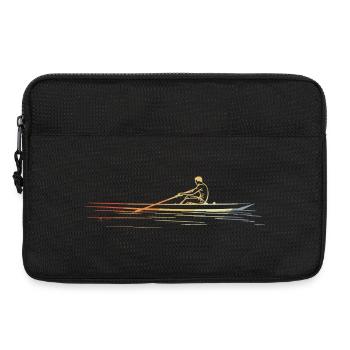 Aviron d’époque - Sacoche pour ordinateur portable 13 pouces - noir - Devant