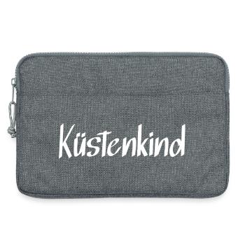 Küstenkind - Laptoptasche 13" - Grau meliert - Vorne