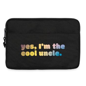 Cool Uncle Statement - Laptop bag 13" - black - Front