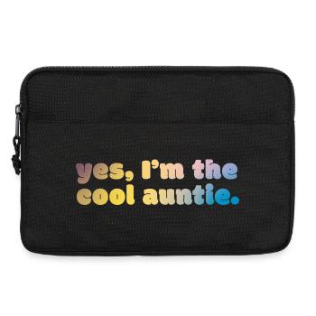 Cool Auntie Statement - Laptop bag 13" - black - Front