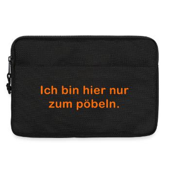 I am here - Laptop bag 13" - black - Front
