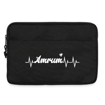 Battement de cœur Amrum - Sacoche pour ordinateur portable 13 pouces - noir - Devant