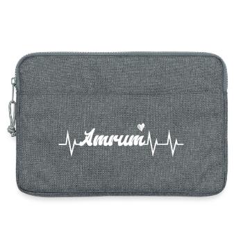 Battement de cœur Amrum - Sacoche pour ordinateur portable 13 pouces - gris chiné - Devant
