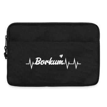 Heartbeat Borkum - Laptoptasche 13" - Schwarz - Vorne