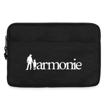 HARMONY! (family, dad, mom, kids) white - Laptop bag 13" - black - Front