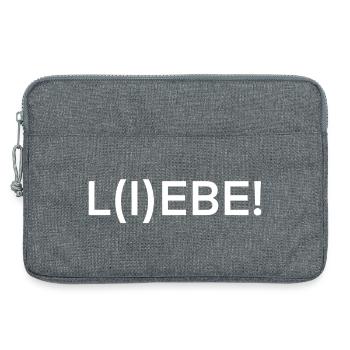 L(i)ebe - Laptop bag 13" - heather grey - Front