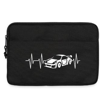 Heartbeat Car – Conception de l’impulsion de réglage - Sacoche pour ordinateur portable 13 pouces - noir - Devant