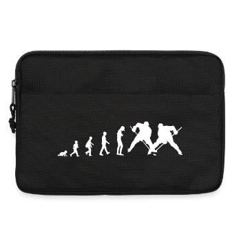 Entwicklung vom Baby zum Eishockey Spieler - Laptop bag 13" - black - Front