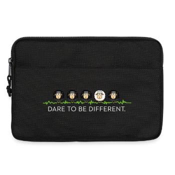Be Different – Black Sheep - Laptop bag 13" - black - Front
