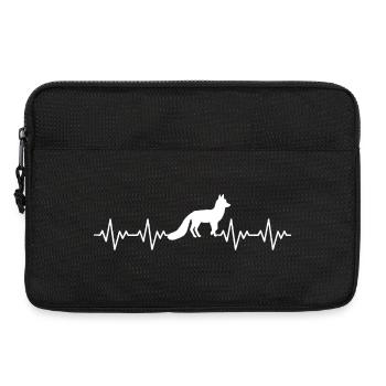 Fuchs ECG Heartbeat - Laptop bag 13" - black - Front