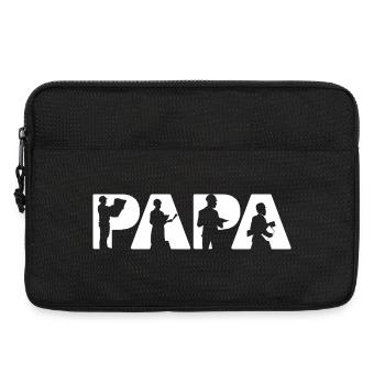 Architect Papa Engineering Construction Design - Laptop bag 13" - black - Front