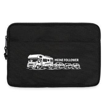 Ich und meine Follower - Wohnmobil - Stau - Laptoptasche 13" - Schwarz - Vorne