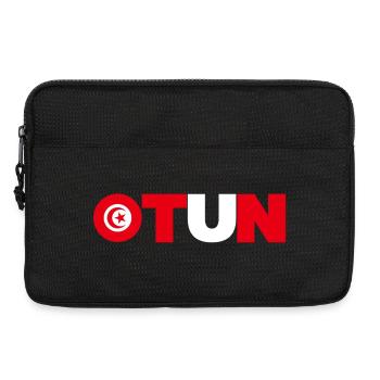Tunisie - Sacoche pour ordinateur portable 13 pouces - noir - Devant
