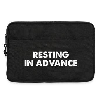 Resting in Advance - Laptoptasche 13" - Schwarz - Vorne