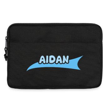 Geschenk für Aidan - Laptoptasche 13" - Schwarz - Vorne