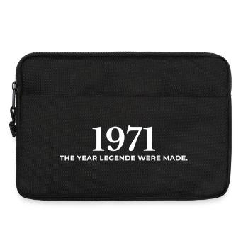 Legendärer Jahrgang 1971 Retro Look 1971 - Laptoptasche 13" - Schwarz - Vorne