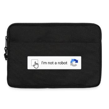 I'm not a robot - Laptop bag 13" - black - Front